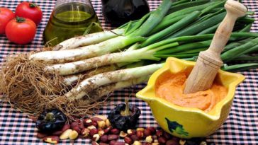 Comer calsots en Zaragoza