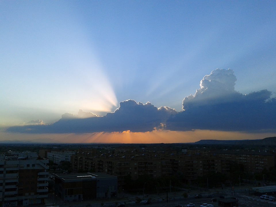 Atardecer en Zaragoza
