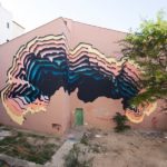 Graffitis en el barrio de las Armas, en Zaragoza
