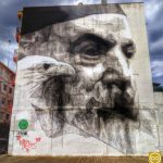 Graffitis en el barrio de San José en Zaragoza