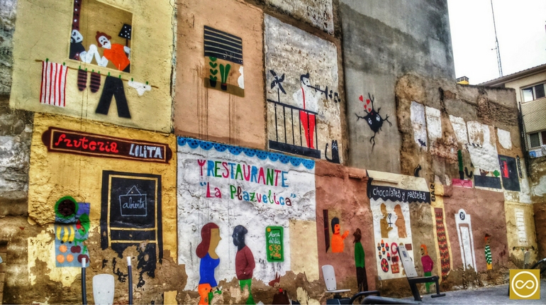 Graffitis en San Pablo, Zaragoza