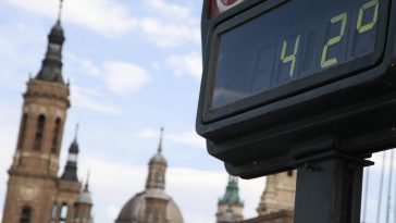 Verano en Zaragoza con mucho calor