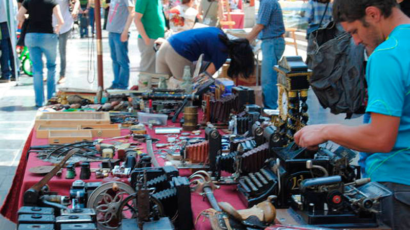Mercado de antigüedades
