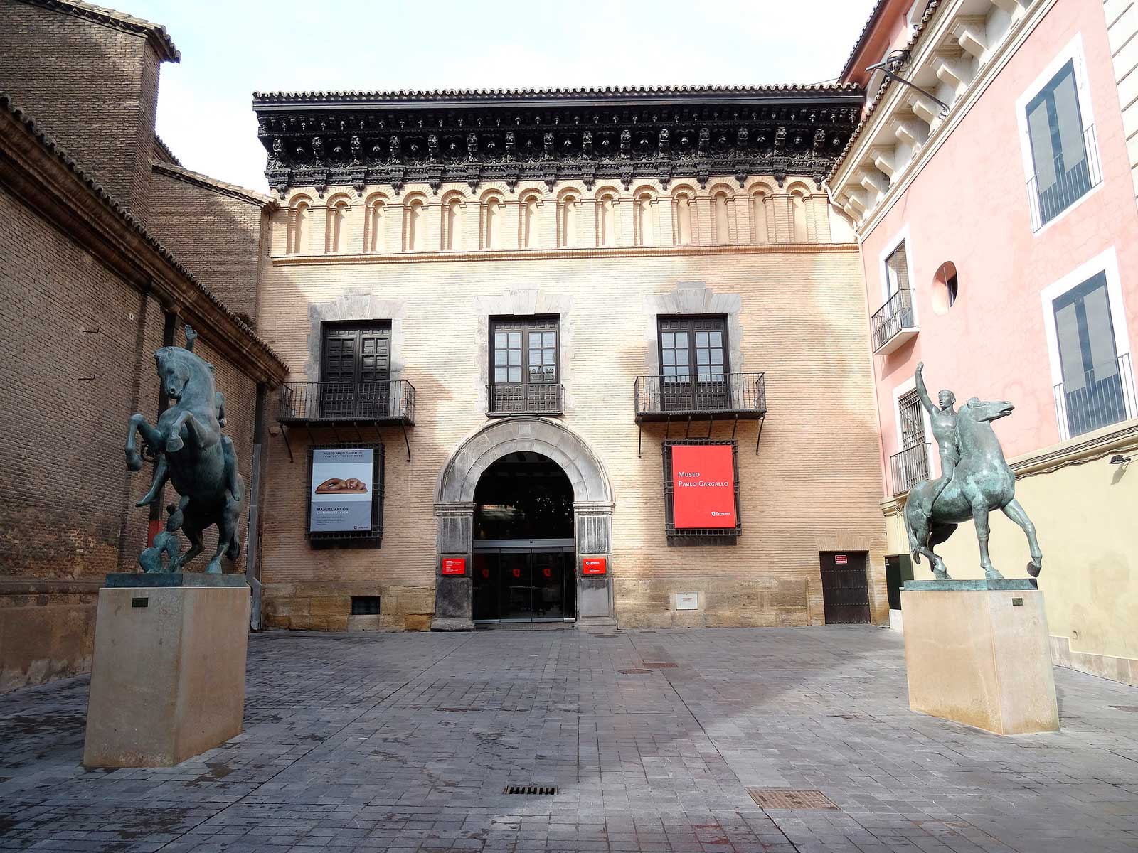 Fachada del museo Pablo Gargallo en Zaragoza