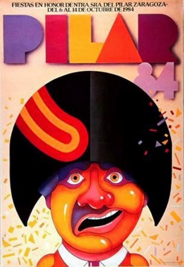 Cartel Fiestas del Pilar 1984 'Pilar 84'
