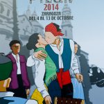 Cartel Fiestas del Pilar 2014 'El besico'