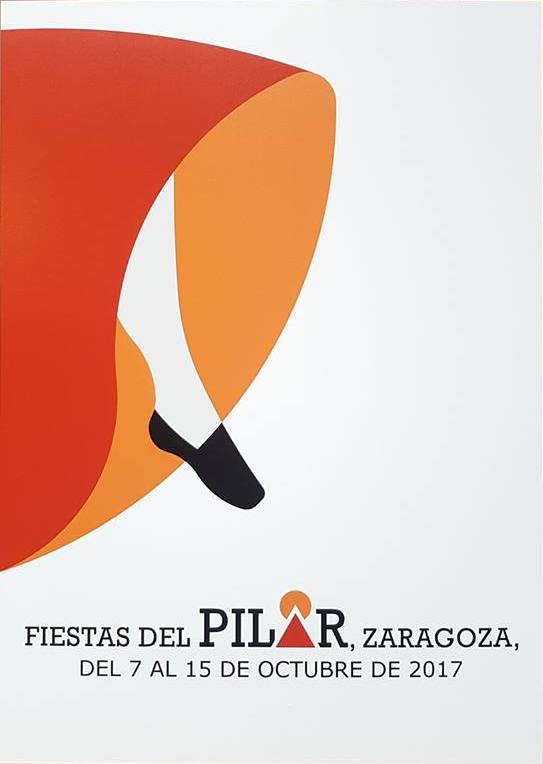 Cartel Fiestas del Pilar 2017 'A la J jota'