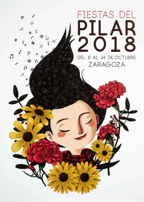 Cartel Fiestas del Pilar 2018 'La Pili'