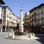 La plaza del Torico de Teruel